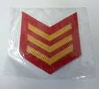 Mess Dress Gold 3 Bar Chevrons Scarlet