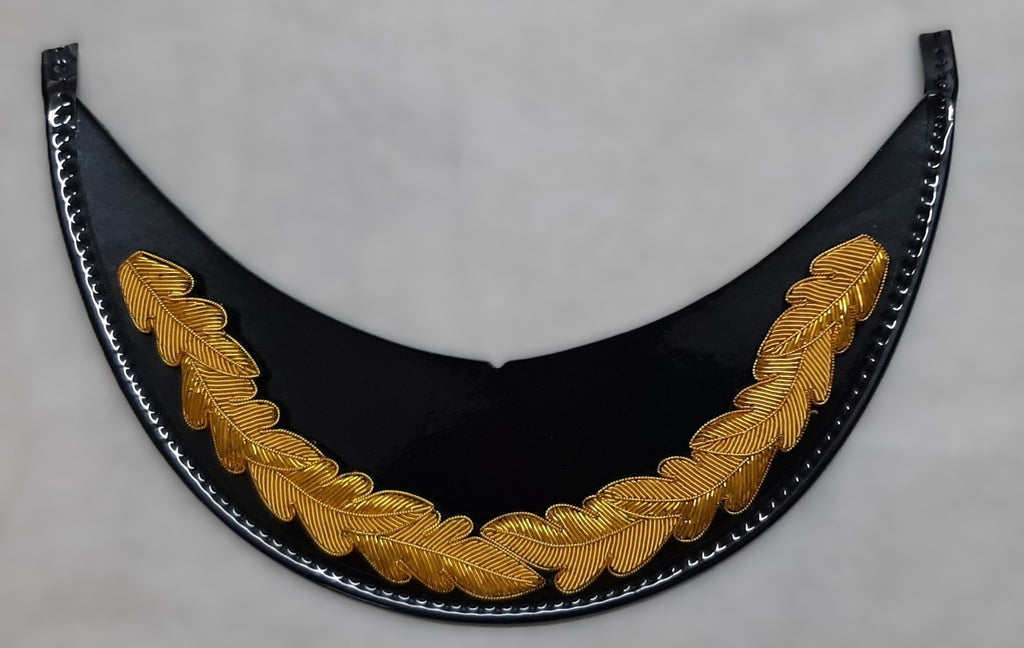 Staff Officer Peak British and Oak Leaf Gold Wire Sprig for Dress Hat