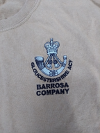 Gloucestershire ACF Barossa (B) Company Crew Neck Beige T-Shirt Size Small