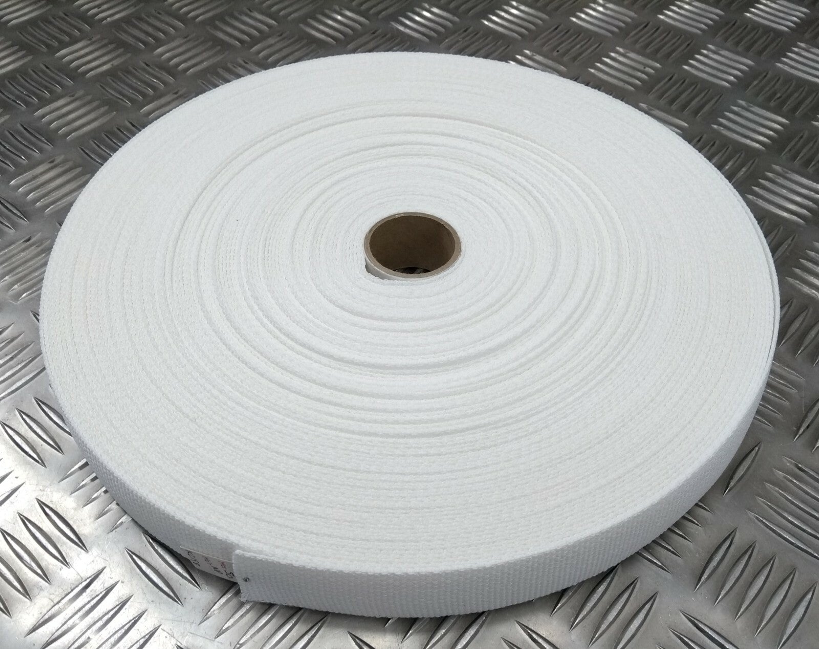 Mil-Spec Strapping Ceremonial White Courlene Heavy Duty 32mm Sling Web Material