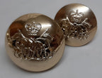 British Army Buttons No2 Ring Back Officer Rank Insignia 9th/12th Royal Lancers