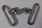 Genuine British Issue Chrome Plated 2" Snake Belt Buckle Set STD56