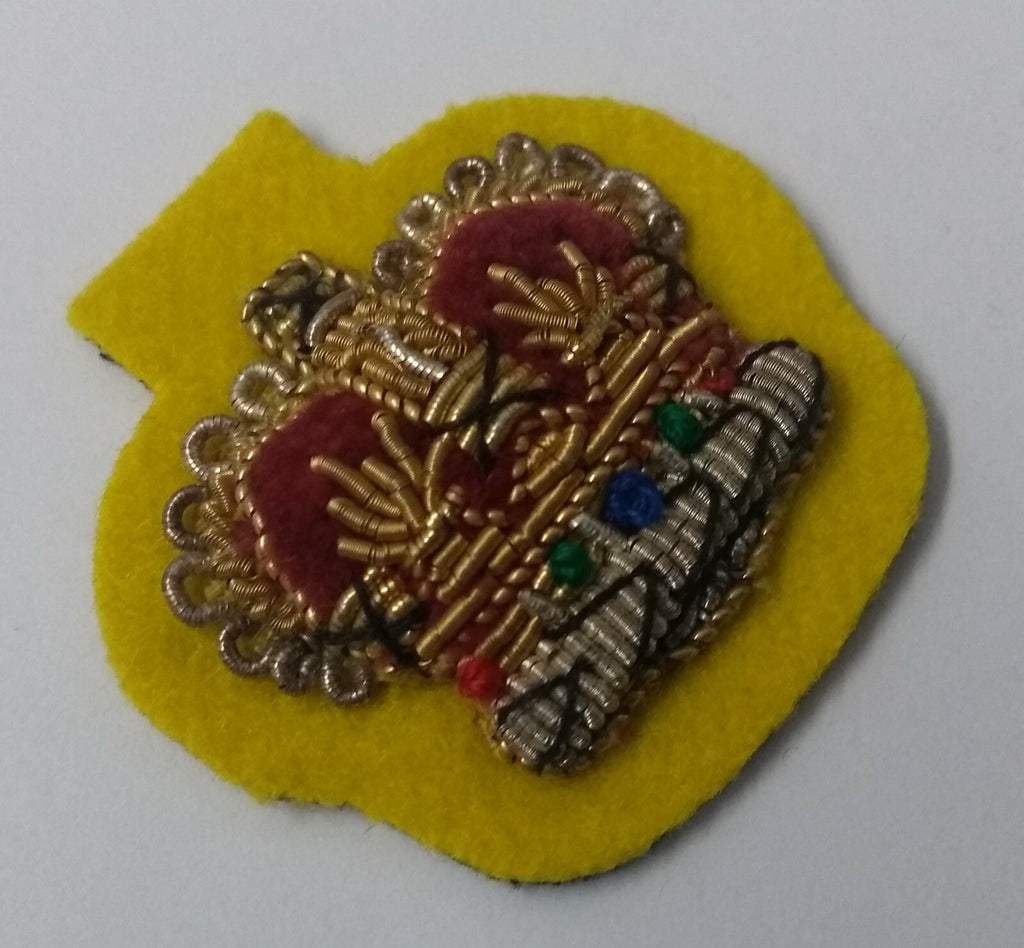 Genuine Vintage British Army SSGT Staff Sergeants SD Rank Crown