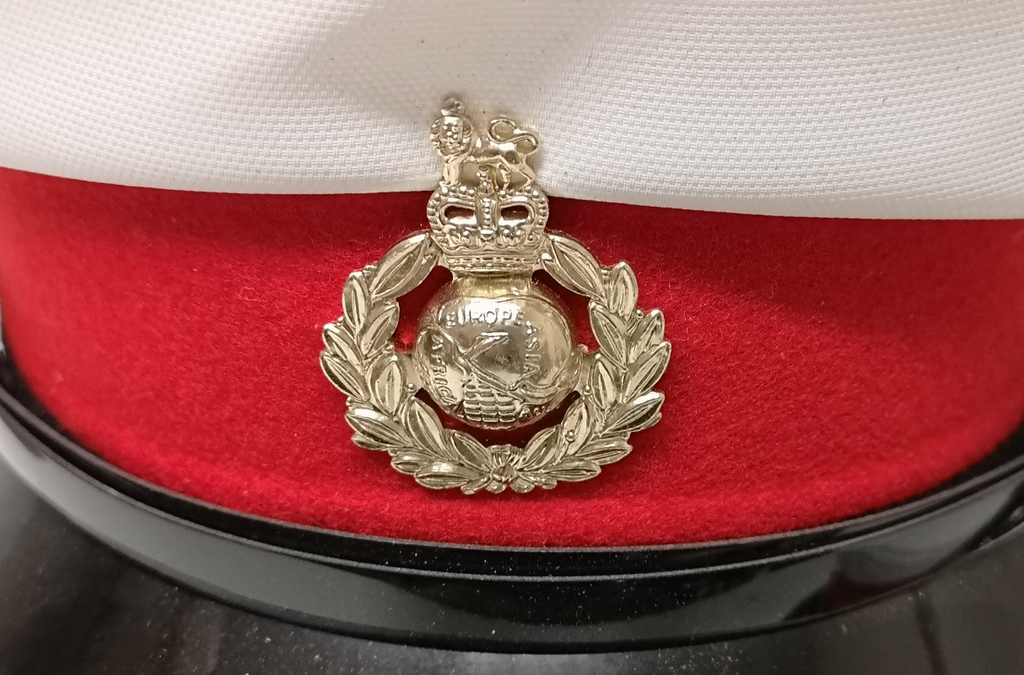 Royal Marine RM Peaked Service Uniform Female Musicians Hat Cap
