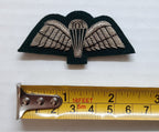 Para Wings British Silver on Green Backing Mess Kit Insignia