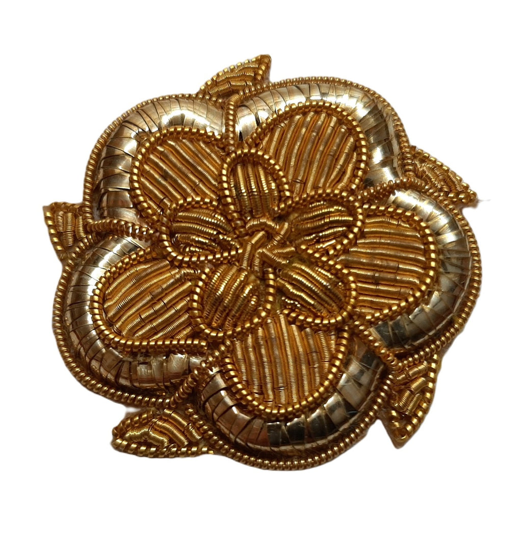 Lord-Lieutenant Roses For Shoulder Boards / Cords Hand Embroidered Badges 1Pr