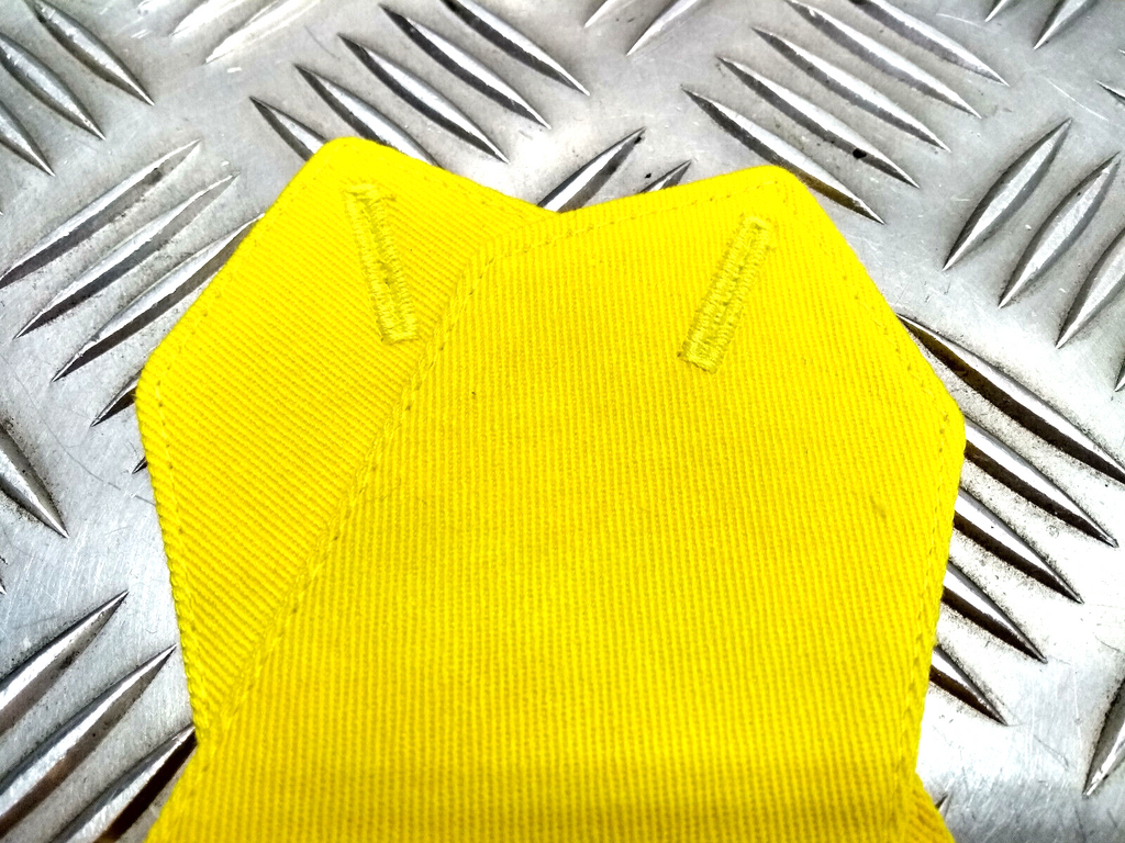 Plain Yelllow Shoulder Epaulettes Plain Shirt Strap x 1 pair NEW