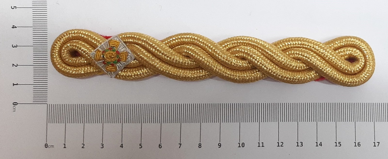 Officers Shoulder Cords 2 Ply British Engineers Gold Coloured Army Dress Cord