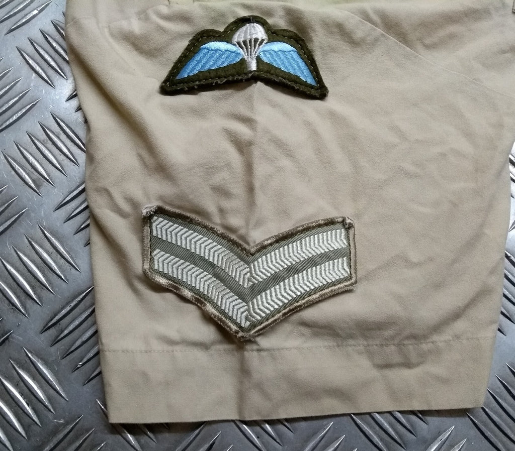 British Army No2 Shirt Short Sleeves All Ranks FAD Corporal & Para Wings 42cm