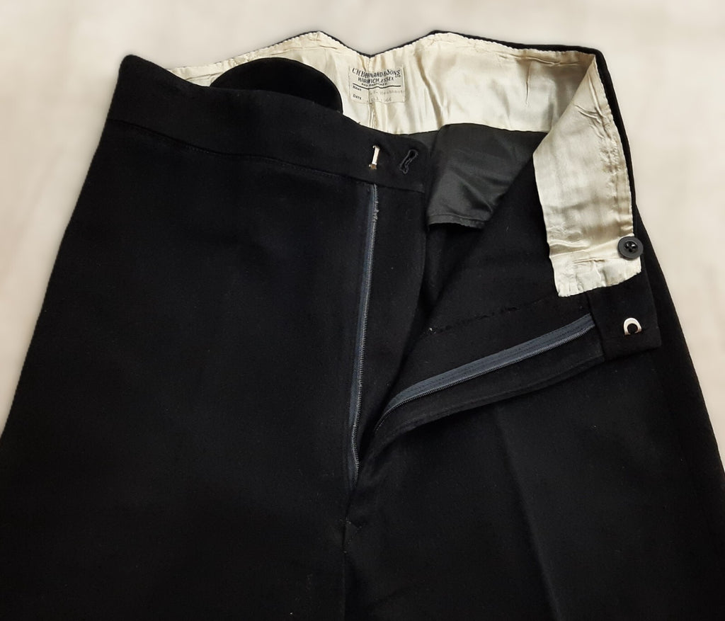 Naval Mess Trousers British Royal Navy Officers RN Vintage 1966 Pattern W31"