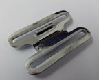 Genuine British Chrome Pistol Belt Replacement Silver Belt Buckle MFP02