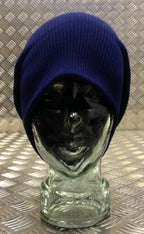 BLUE Tight Knit Beanie Hat / Watch Cap - One size - BRAND NEW