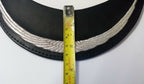 Genuine British Made Senior Officer Silver Decorative Braid Dress Cap Peak PEK0G