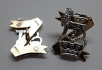 Light Dragoons Collar Badges British Army Dress Uniform Insignia No1 No2 RAC