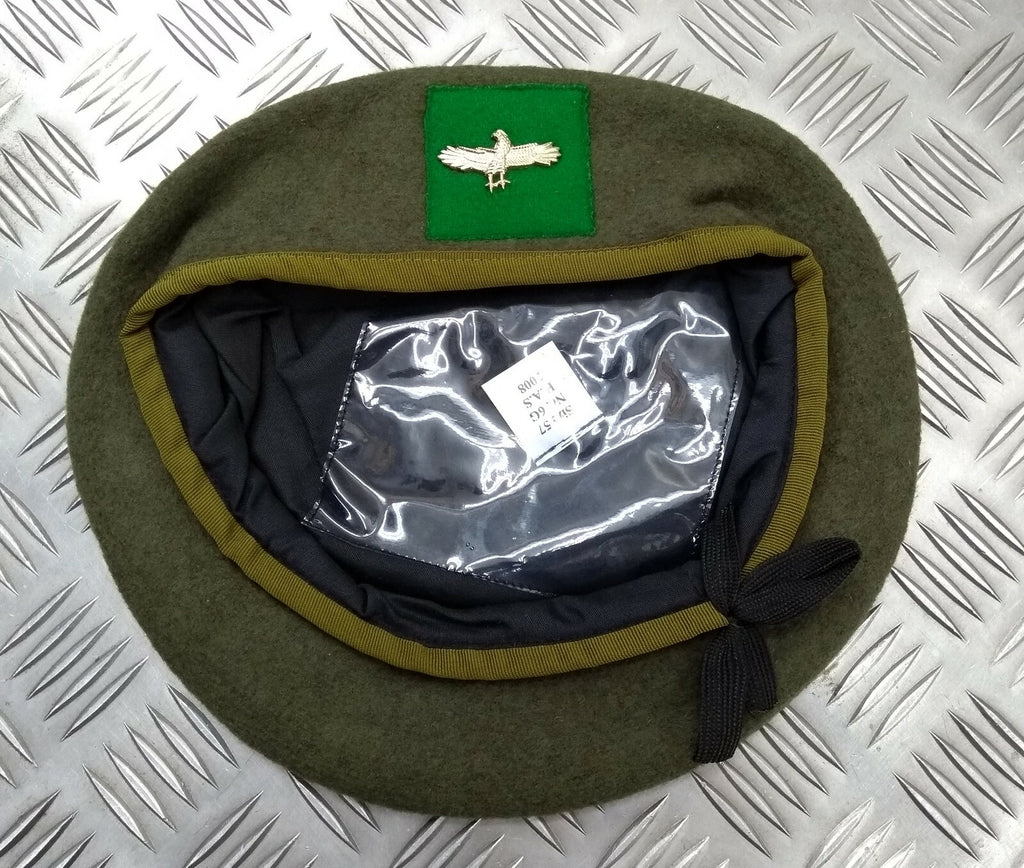 Wool Beret H&S & Small Eagle Badge Size 60cm New