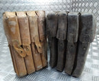 Genuine Vintage Issued Leather Ammo Case / Bag & Shoulder Strap Faulty