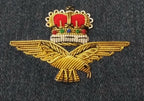 Mess Dress Braided Patch RAF Royal Air Force Unsewn Hand Embroidered Swatch