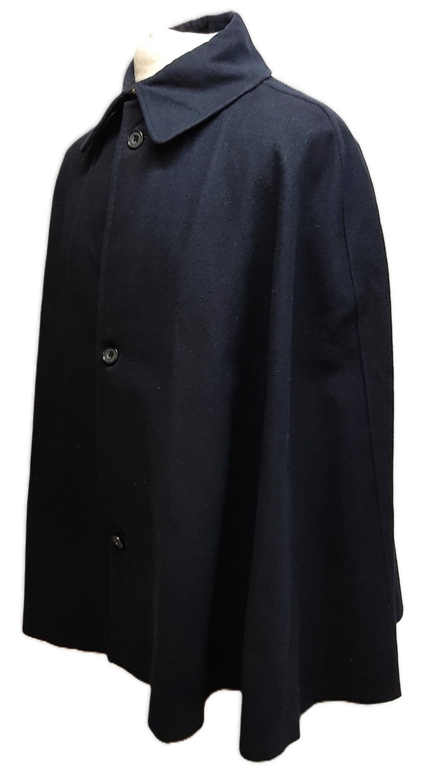 Wool Cape Vintage Deep Blue for Parade and Ceremonial Duties Size Medium