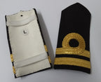 Naval Style Shoulder Boards Epaulette Leather Backed Fancy Dress