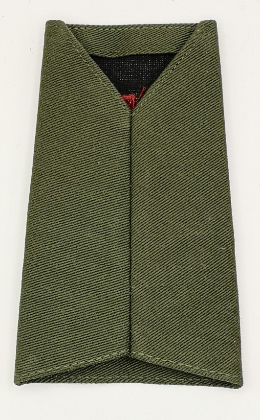 Cadet 3 Chevrons Green Rank Slide / Epaulette - NEW