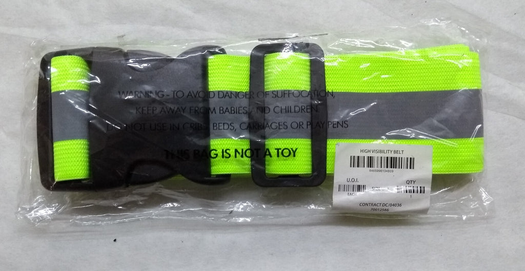 RAF Royal Air Force Ground Crew Belt Safety High Visibility Hi-Viz Universal Size X 12 - NEW