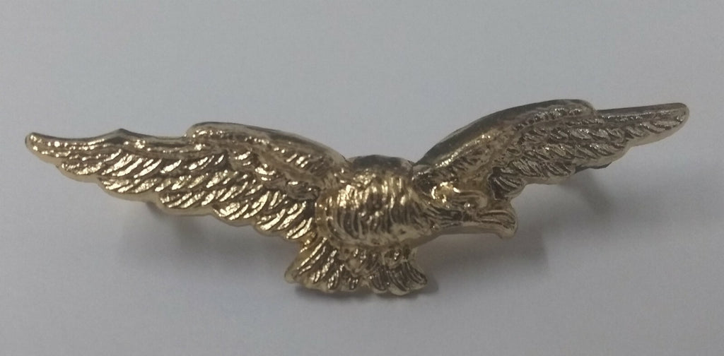 Side Cap Badge RAF Royal Air Force Swooping Eagle for Forage Hat With Fittings