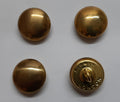 Light Dragoons Buttons Dress Plain Domed Brass Ring Backed Size 27L x 2 Pairs