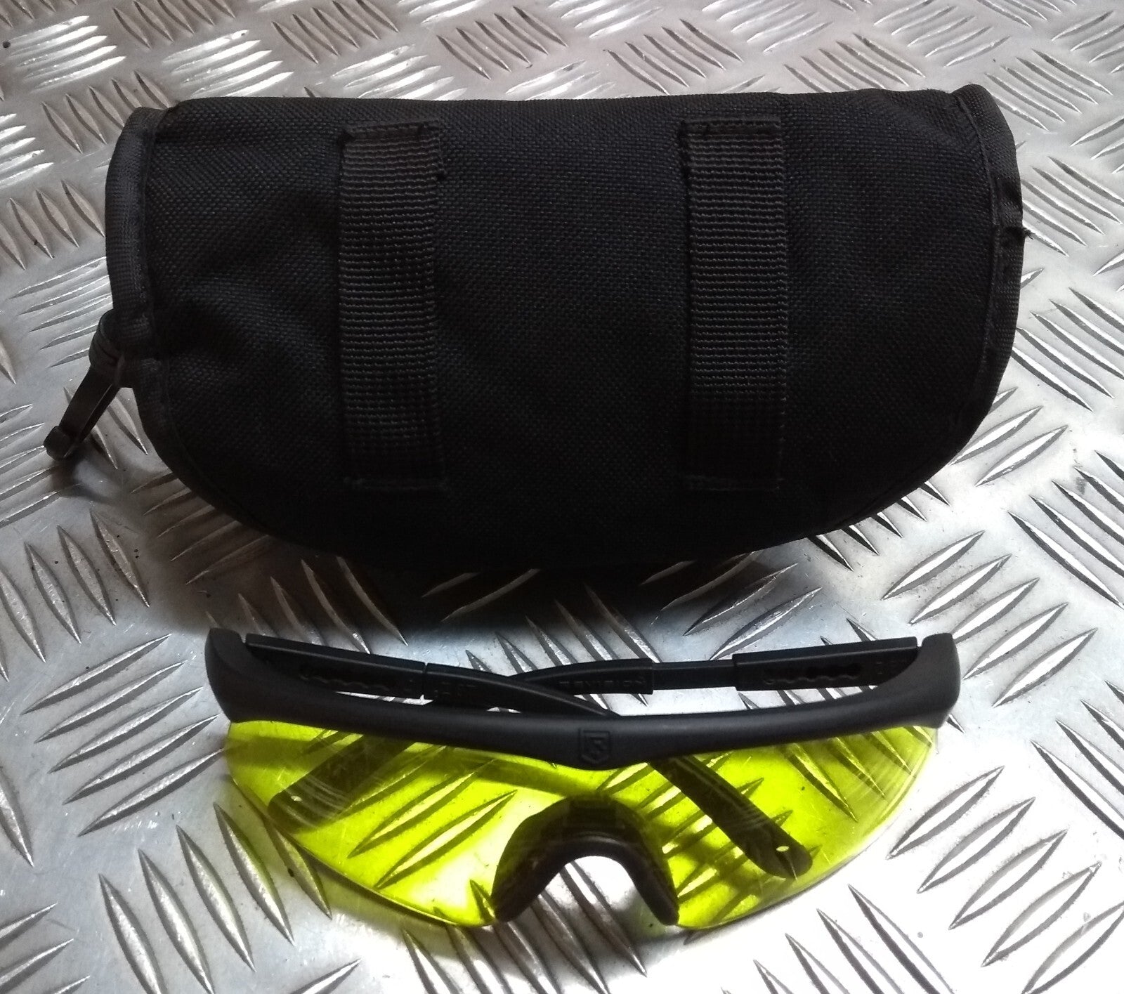 Army Ballistic Glasses Revision Version 3 Hi Contrast Yellow Lens & Soft Case