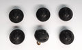 7th Duke of Edinburgh's Own Gurkha Rifles Black Ball Dress Buttons 28L X6