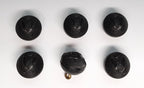 7th Duke of Edinburgh's Own Gurkha Rifles Black Ball Dress Buttons 28L X6