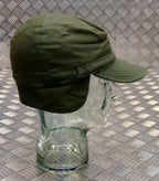 Swedish Army Green M59 Combat Fatigue Baseball Cap Hat with Green Officers Badge