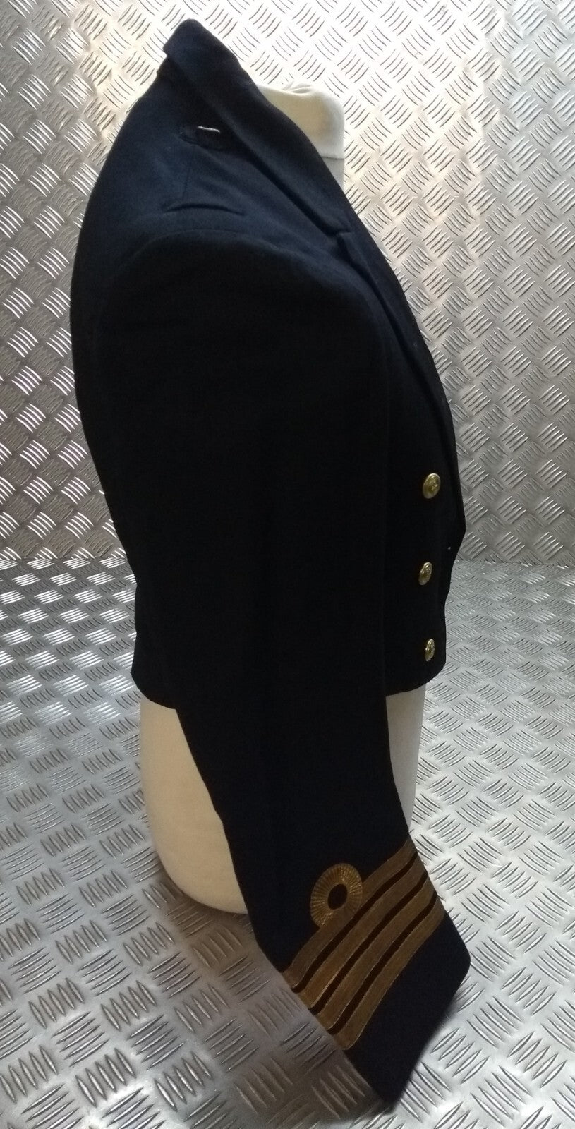 Vintage Naval Jacket 50s Pattern British Navy Mess Dress Uniform Captain Rank