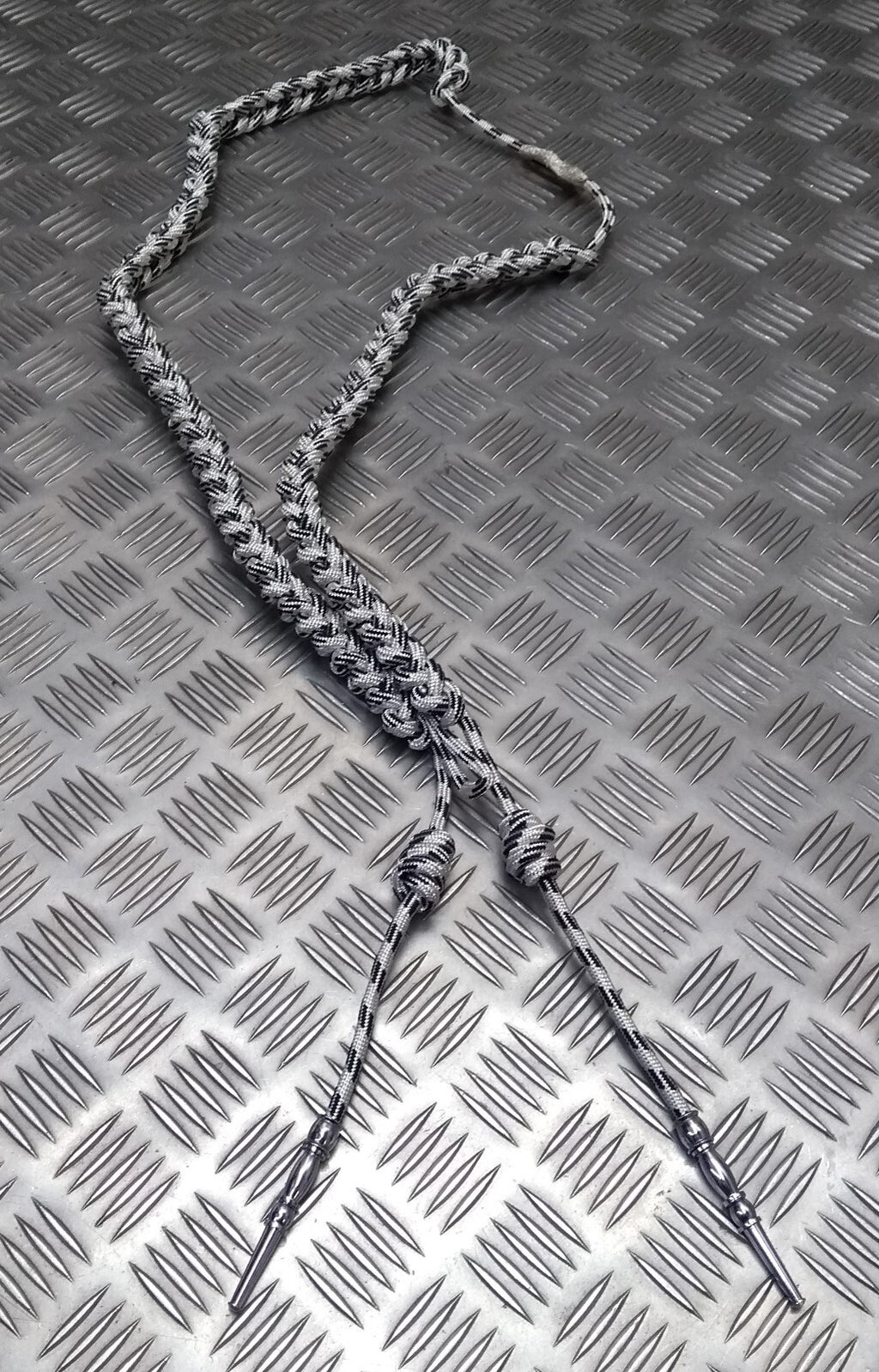 Oman Silver Aiguillette Senior Officer Blue Fleck Ceremonial UK Made