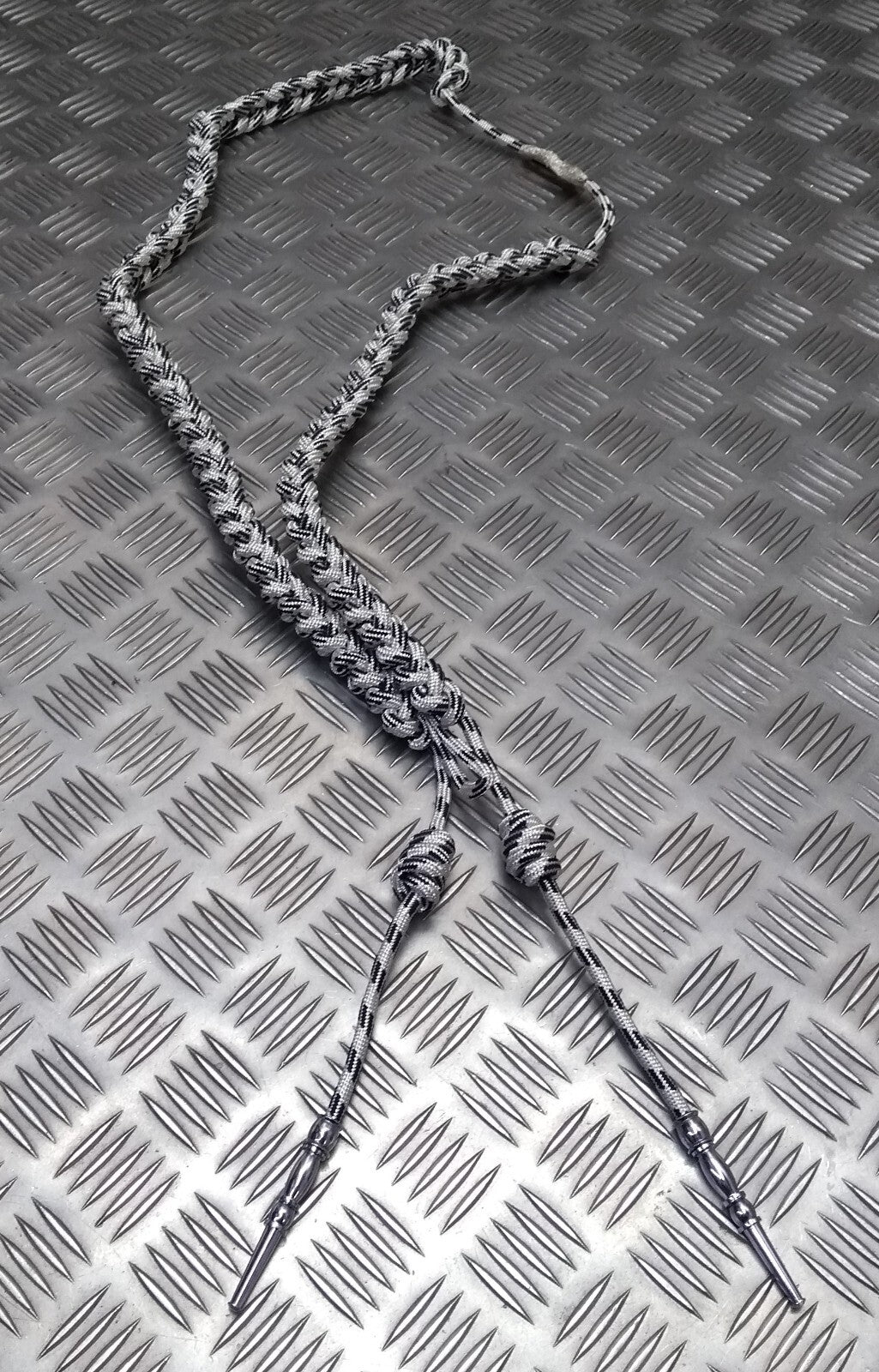 Oman Silver Aiguillette Senior Officer Blue Fleck Ceremonial UK Made