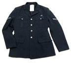 RAF Royal Air Force Vintage No1 Jacket Old Dress Pattern Airforce Blue Grey Colour With Badges