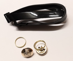 British Service Dress Hat Visor Cap Chinstrap And Button Set