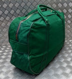 Vintage 70s Holdall Carry All EX Large Vinyl Discharge Green British Surplus NOS