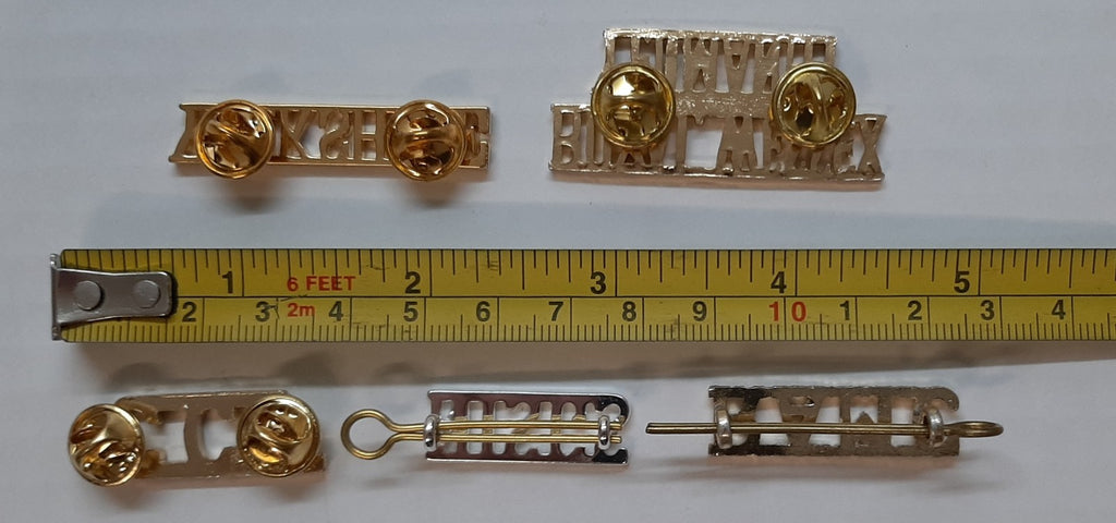 Assorted British Badges Various Regimental Insignia 1 Lot of 5 Badges
