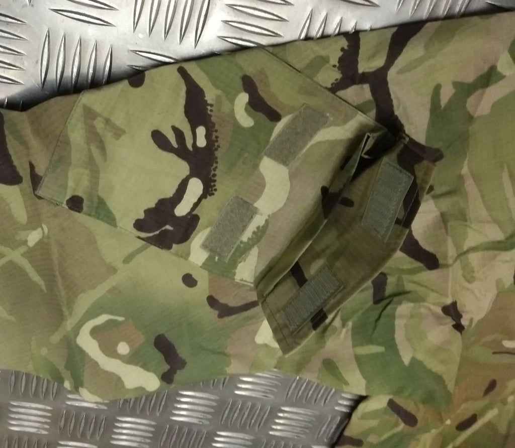 MTP Waterproof Jacket Lightweight MVP Black Fleece Collar Army Multi-Cam Pattern