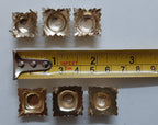 Army Rank Stars British Bath Pips Officer X6 Assorted Batch no Fittings