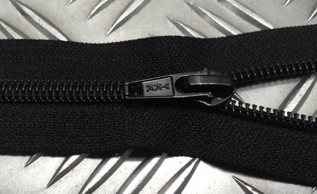 Genuine British Issue 25cm Closed End YKK Zip Zipper Black New