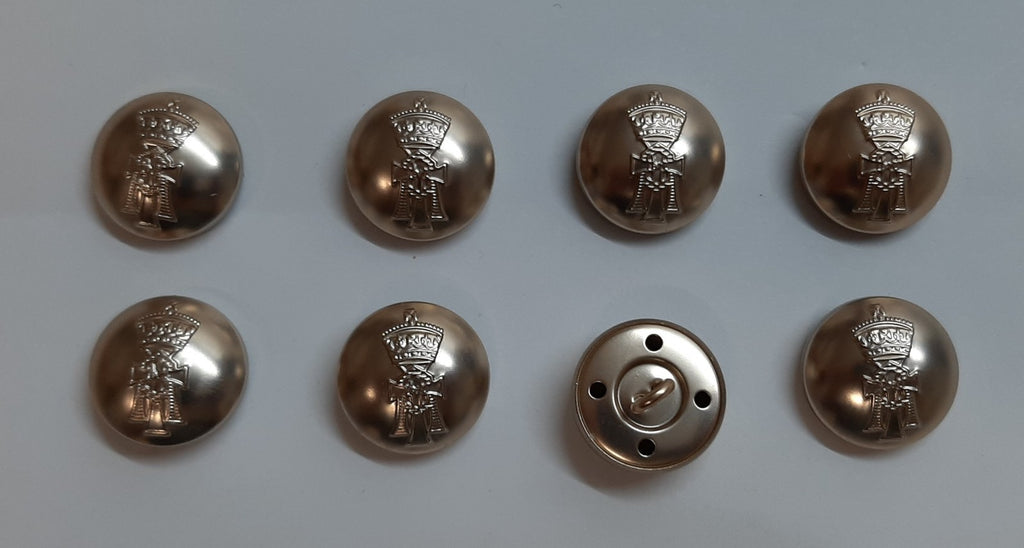 The Royal Yorkshire Regiment No2 Ring Back Button Set British Army Insignia