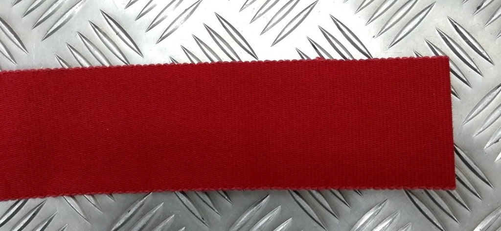 Stable Belt Material Qatar & Other Regiments Red Cotton Canvas Material 64mm