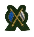 Mess Kit Badge Signallers Green British Army Hand Embroidered Insignia Arm Patch
