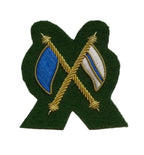 Mess Kit Badge Signallers Green British Army Hand Embroidered Insignia Arm Patch