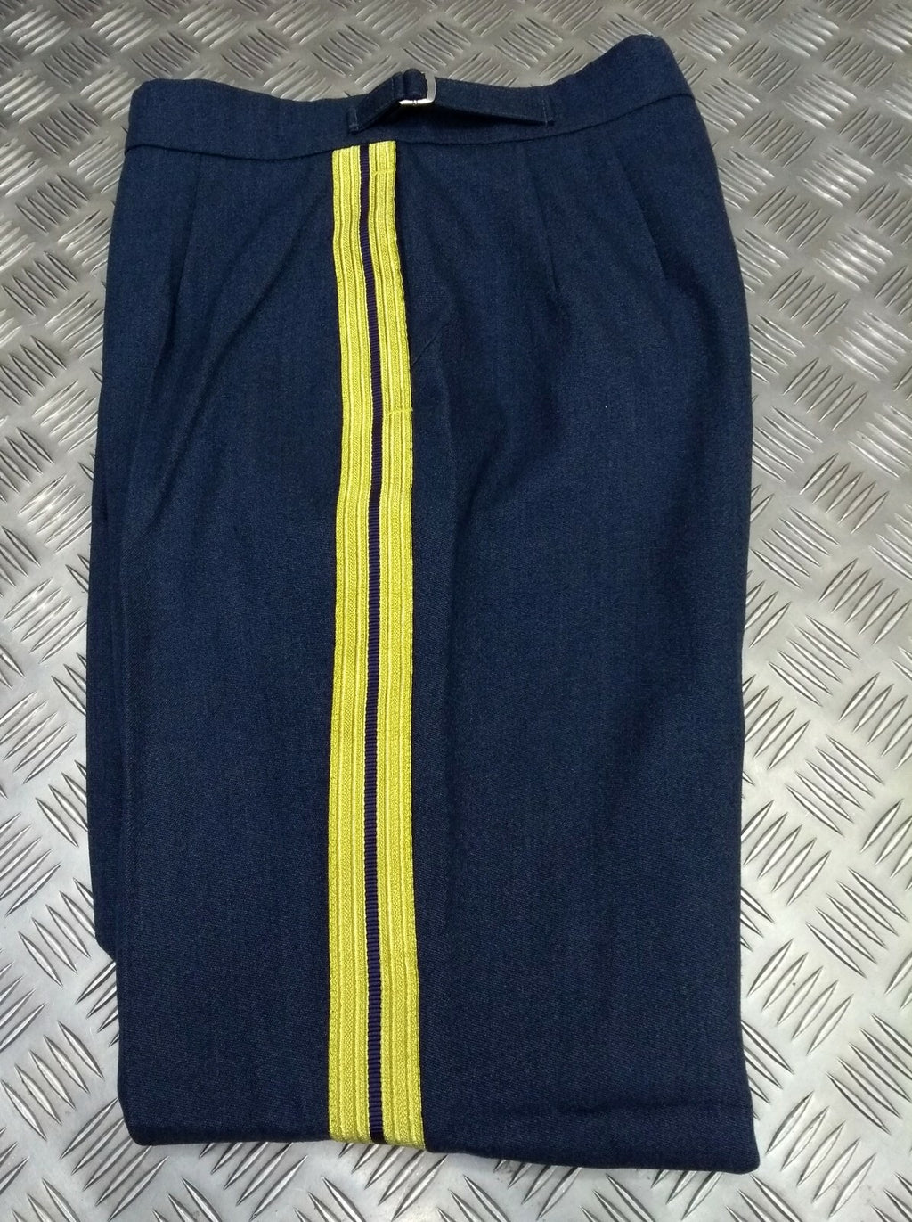 Bands Slacks RAF Royal Air Force Blue Grey with Stripes Musician & Bandmasters No9 W31"