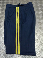 Bands Slacks RAF Royal Air Force Blue Grey with Stripes Musician & Bandmasters No9 W31"