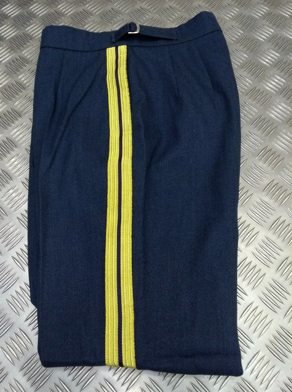 Bands Slacks RAF Royal Air Force Blue Grey with Stripes Musician & Bandmasters No9 W31"