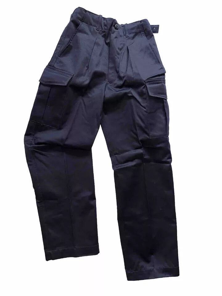 Navy AWD Trousers RN British Navy Blue FR Fire Resistant Action Working Dress