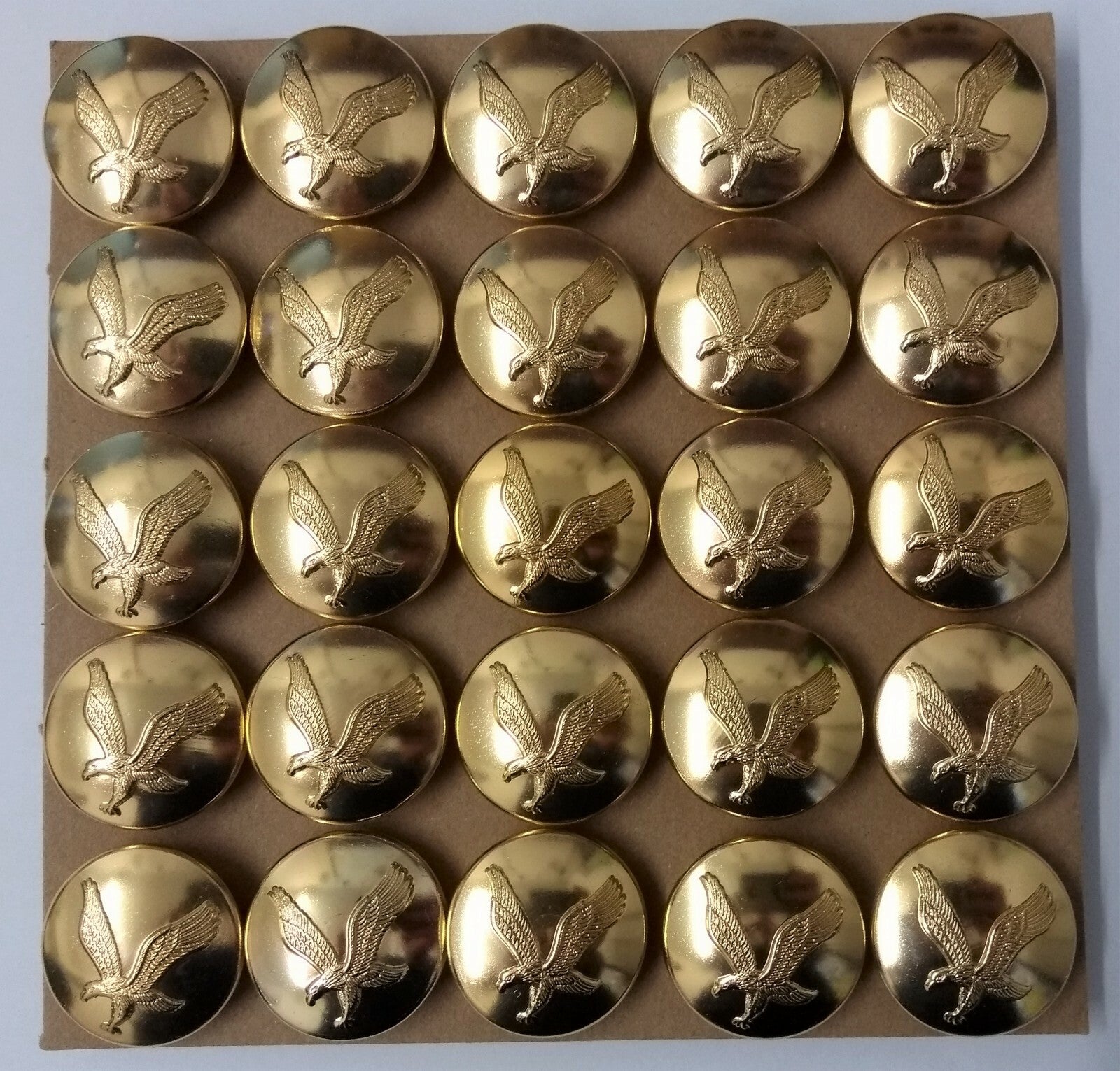 Genuine British Army Issue AAC The Army Air Corps Dress Buttons 40L x 25 NEW